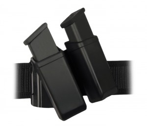 Dvojité rotační plastové pouzdro pro dva zásobníky 9mm Luger